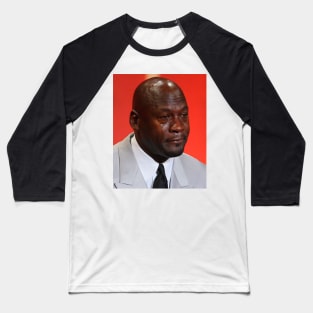 Crying Jordan Baseball T-Shirt